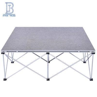 중국 Round Removable Plywood Glass Stage Platform Wedding Party Aluminum Stage 판매용