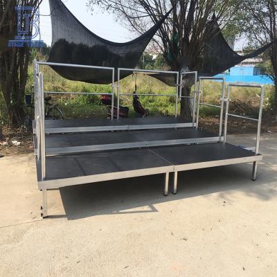 China Movable Movable 18mm Adjustable Non-slip Plywood Outdoor Wedding Stage Platform for sale