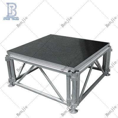 China folding & Movable Aluminum Easy Assembly Event Stage Drum Riser for sale