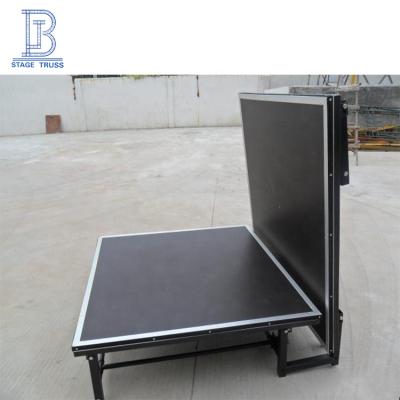 China Convenient Shine Flower Foldable Step Platform Aluminum Step for sale