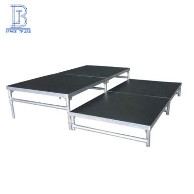 China Convenient Aluminum Portable 4X4 Feet Mobile Step Platform In Demonstration en venta