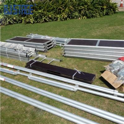 China Chinese factory direct aluminum high stage DJ finish line corner truss room light TV cuore apartment galvanize roof trusses canopy roof à venda