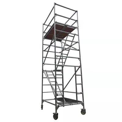 China Minimalist Customized Mobile Stable High Loading Capacity Aluminum Construction Scaffolding Te koop