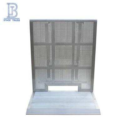 China Durable Folding Aluminum Crowd Guardrail / Mojo Crowd Barricade /Aluminum Portable Concert Aluminum Barrier for sale