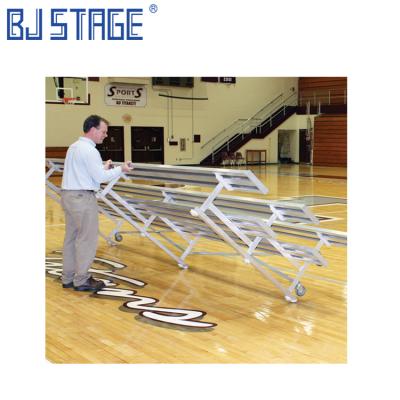 Cina Movable / Can Increase Seats Temporary Portable Outdoor Sport Bleach Aluminum Basketball Bleachers in vendita