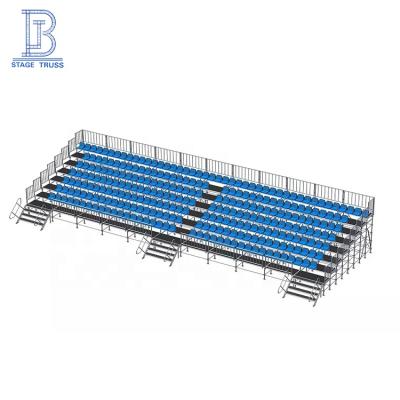 中国 Activities Used Basketball Outdoor Sports Scaffolding Stadium Bleachers With Plastic Seat 販売のため