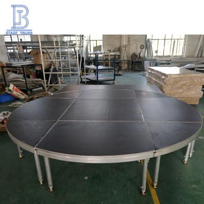 中国 Strong Outdoor Performance Aluminum Circular Stage Platform For Sale 販売のため