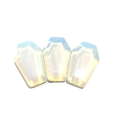 China Wholesale High Quality Natural Stone From China Opal Stone Processing Cute Coffin for sale