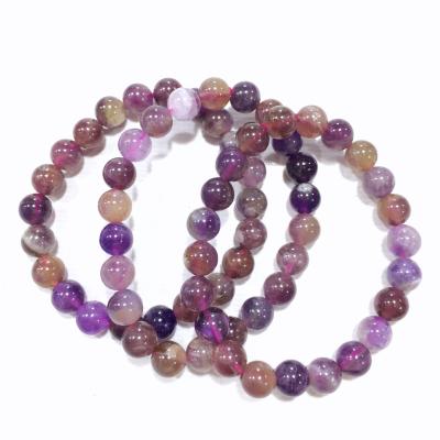 China Europe High Quality Crystal Opens Crystal Therapy Wholesale Natural Stone Amethyst Smoky Bracelet for sale