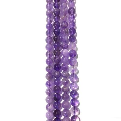 China China Hot Selling Amethyst Crystals Processing Amethyst Bracelet Semi-finished Products For Gifts for sale