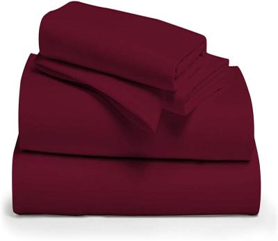 China Luxury 600TC Anti-Static 100% Cotton Colors Hotel Quality Soft Top Flat Sheet Set For Sale for sale