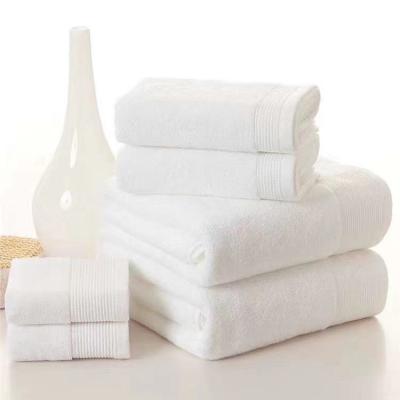 China 100% cotton child safe hotel embroidered logos bath towel hand towel face towel sets with customized logos for sale