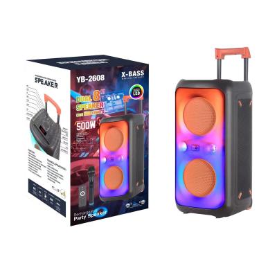 China No Party Portable Speaker Cart Hot Selling Outdoor Speaker With Wireless Mic for sale