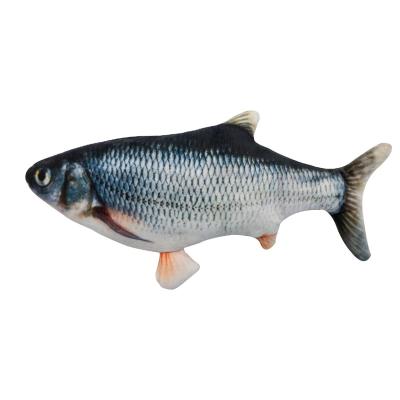 China Soft Stocked Fish Cat Toy Dancing Fish Realistic Cat Player Bustle Catnip for sale