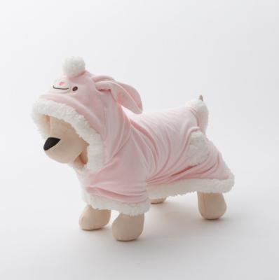 China 2021 wholesale PET COSTUME PET COAT CUTE PET FABRIC stocked FOR DOGS AND CATS ELEPHANT TIGER RABBIT BEAR DINOSAUR for sale