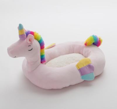 China 2021 Size Support Unicorn Series Wholesale Custom Washable Pet Bed Viable House Indoor Dogs And Cats For Sale for sale