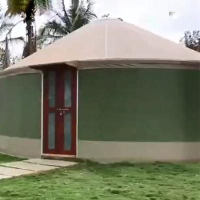 China Extended type Mongolian wooden structure Mongolian yurts for living for sale Canada Mongolia hard modern luxury yurt for sale