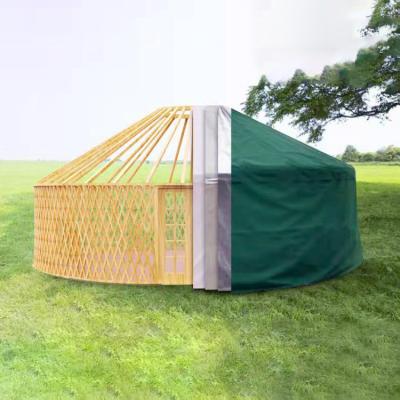 China Extended type Sinoyurt Big Ger Henan Mongolian yurt with track for sale