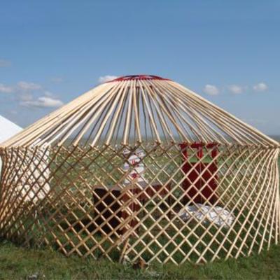 China Extended Type Winter Mongolia yurts glamping home felt 10 meter traditional wooden yurt for sale