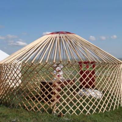 China Extended type waterproof mongolian lixury house felt 10 meter traditional wooden yurt for sale