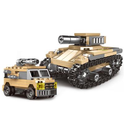 China Building Block Toy 8-in-1 Education Tank Building Block Toys Deformed Toys Kid's DIY LEGOING Toys for sale