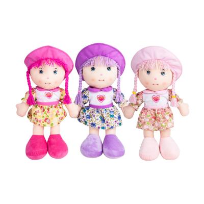 China 24 Inch Cartoon Toy Classic Plush Cotton Rag Dolls Children's Educational Toys Wholesale Doll House Game for sale