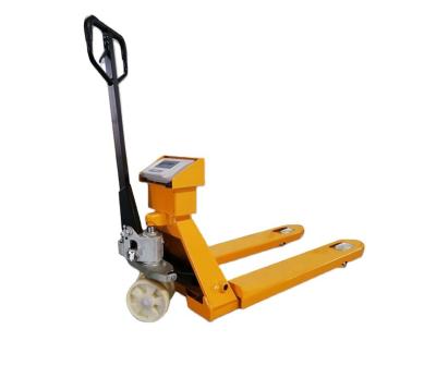 China High Quality Hotels Hand Pallet Jack With Weigh Scale Manual Electric Pallet Truck for sale