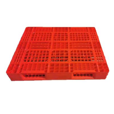 China 1200x1000mm HDPP Single Sided Head Steel Reinforced Plastic Pallet for sale