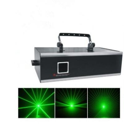 China Stage High Power Laser Light / 3W Single Green Animation Laser Light for sale