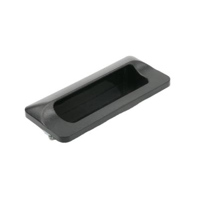 China Modern Production Of LS122 Plastic Black Lightweight Industrial Cabinet Door Handle Manufacturers for sale