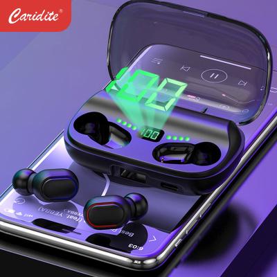 China 2021 Support Coonection Caridite New Product Multipoint Earphone With Power Bank Earphone Mobile Phone Earbuds Wireless Headset Dropshipping for sale