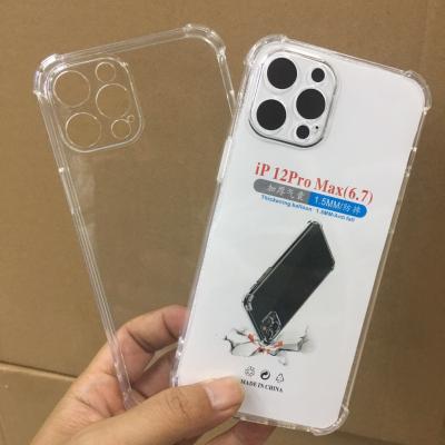 China Anti-fall low price phone case waterproof transparent silicone shockproof phone case for iphoneX/11/12 factory price cheap cover wholesale for sale