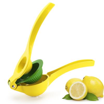 China Best Quality 2-In-1 Manual Lemon Lime Squeezer Metal Sustainable Lemon Squeezer for sale