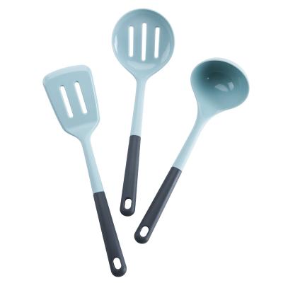 China Sustainable 3 pcs kitchen utensil set cooking tools utensils sets; Silicone Non-Stick Cooking Utensils Set for sale