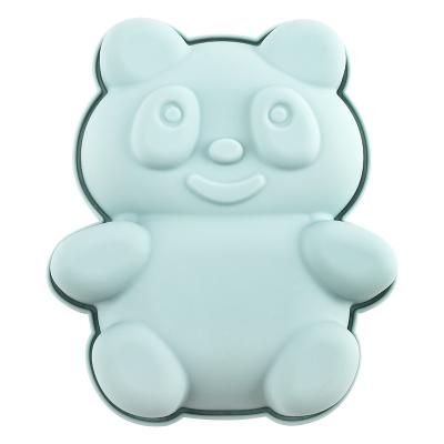 China Viable Silicone Fondant Mold Cake Decorating Large Gummy Bear Mold Silicone Teddy Bear Mold for sale