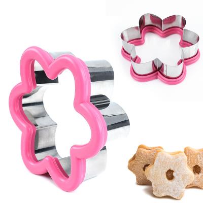 China Sustainable flower shape accept custom stainless steel cookie cutter; metal cookie cutters for sale