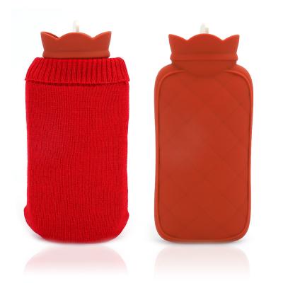 China Wholesale Safety Hot Compress Water Bag Explosion Proof Hot Water Bottle Long For Ppain Relief for sale