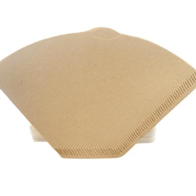 China Eco - Friendly U102 Paper Coffee Filters With Ear In The Middle 100pcs Per Bag for sale