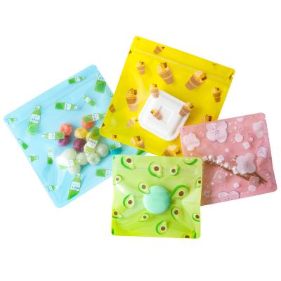 China Plastic Pouch Jewelry Sealed Ziplock Bag Food Packaging Moisture Proof Colorful Printing Plastic Bags for sale