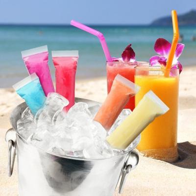 China Disposable Plastic Transparent Zipper Ice Cream Mold Bag Top Ice Popsicle Bag Ice Popsicle Packaging Bag Wholesale Ice Popsicle for sale