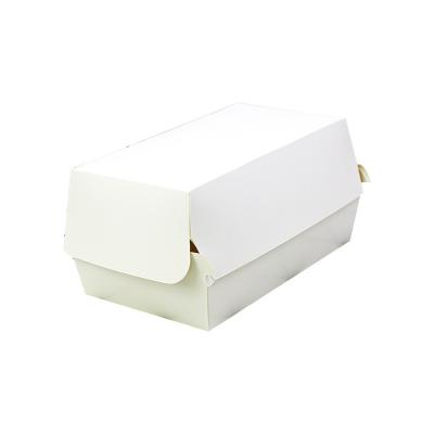 China Disposable Custom Food Take Away Eco Friendly White Paper Lunch Box Paper Boxes For Food Packaging for sale