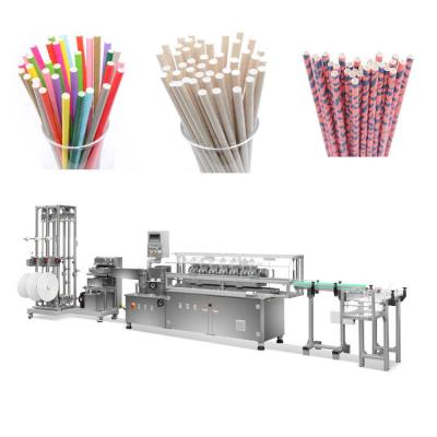 China Biologisch abbaubares 8 Schneider-Wegwerfpapier Straw Machine For Drinking zu verkaufen