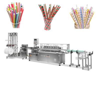 Cina Carta flessibile Straw Machines With Pneumatic Blades della stalla automatica del CE in vendita