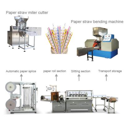 China Verstärkende bunte multi Messer-Straw Manufacturing Machine For Making-Papier-Selbststrohe zu verkaufen