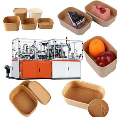 China Automatic 6oz-28oz Soup Paper Bowl Making Machine 80 Pcs/Min for sale