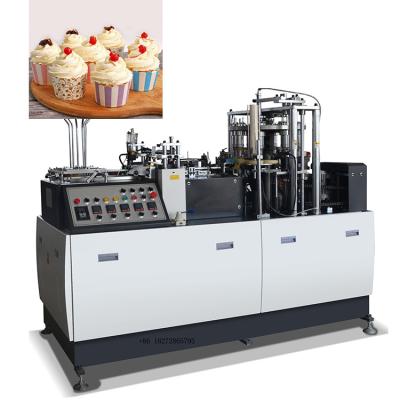 China Double Coated Cake Paper Cup Making Machines 150-350g/M2 One Time Cup Machine for sale