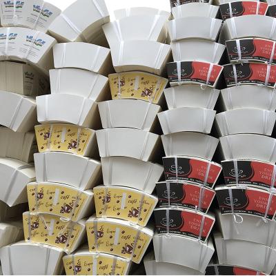 China FDA Custom Logo Single PE Coated Stock Paper Cup Raw Material for sale