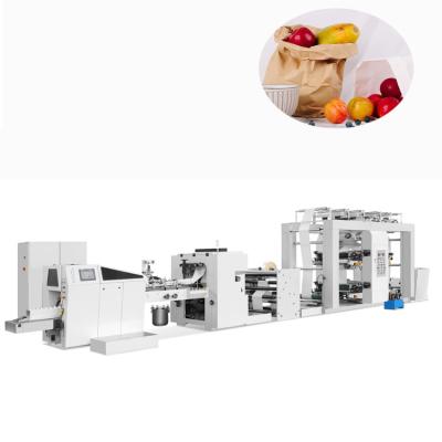 China Automatic Paper Bag Manufacturing Machine Roll Feeding Paper Bag Production Line for sale