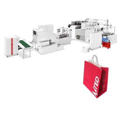 China Brown Twisted Handle Paper Bag Manufacturing Machine 30-180 Pcs/Min for sale