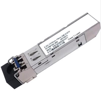 China FTTH FTTxFTTB Network 2.5G 1310nm/1550nm 15KM/80KM LC/SC Connector SFP/SFP+ Fiber Optic Transceiver Module for sale